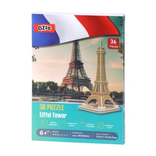 Ozzo 3d puzzle slagalica 3d ajfelov toranj 36k ( 882419 ) Cene
