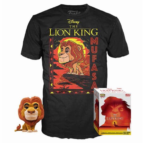 Funko Set POP figure & Tee Disney The Lion King Mufasa size S Cene