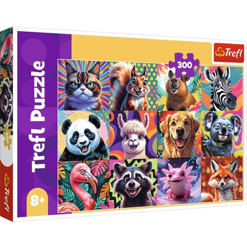 Trefl 23030 puzzle Sestavljanka 300 kos Živali Slike