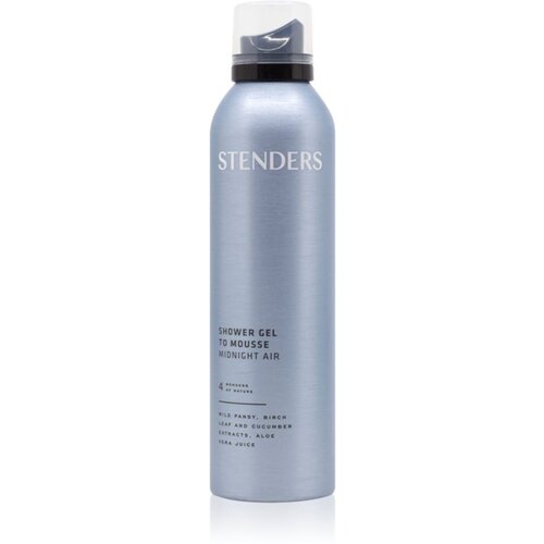 STENDERS Gel to Mousse Midnight Air pena za prhanje z gelasto teksturo 200 ml Slike