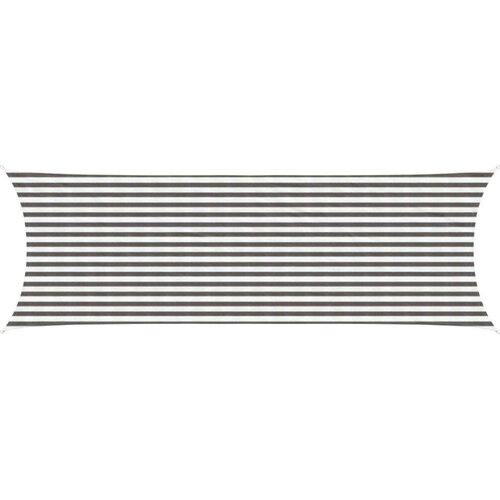  Senčna platna Svetlo siva in bela. 2 x 6 m HDPE, (5000241456) Cene