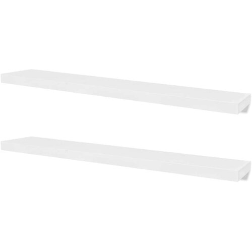 VidaXL Zidne police 4 kom bijele 120 cm Slike