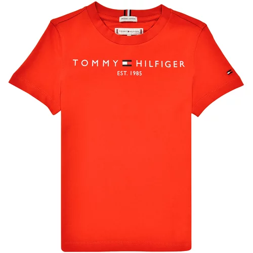 Tommy Hilfiger Majice s kratkimi rokavi AIXOU Rdeča