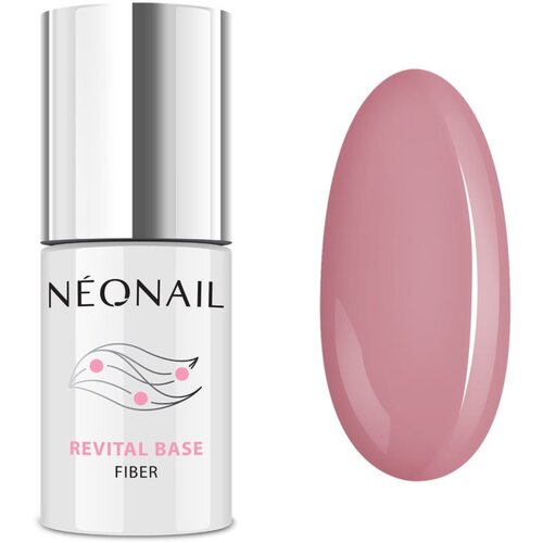 NeoNail Revital Base Fiber bazni gel lak za gelirane i akrilne nokte nijansa Warm Cover 7,2 ml Slike