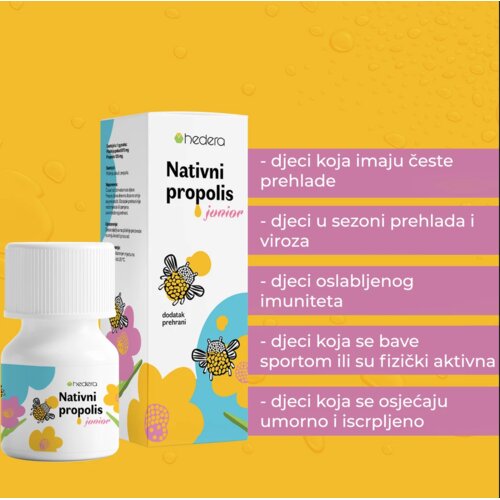 Hedera Nativni Propolis Junior, propolis za djecu, 20 g Slike