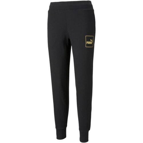 Puma Sweatpants Holiday Pants FL Black - Women Slike