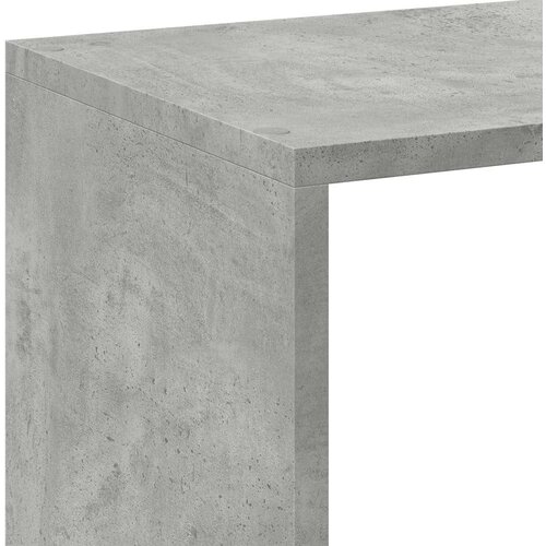 VidaXL Sobna pregrada / regal za knjige sivi 102x29x103,5 cm drveni Slike