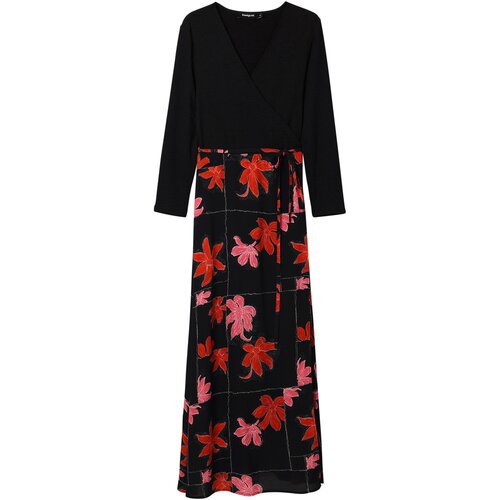 Desigual Haljina roza / vatreno crvena / crna Cijene
