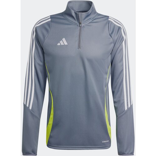 Adidas Sportska sweater majica 'Tiro 24' limeta zelena / kameno siva / bijela Cijene