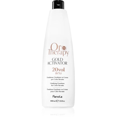 Fanola Oro Therapy Gold Activator aktivacijska emulzija 6% 20 vol. 1000 ml Slike
