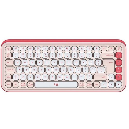 Logitech Tastatura POP Icon Keys US Rose Cene