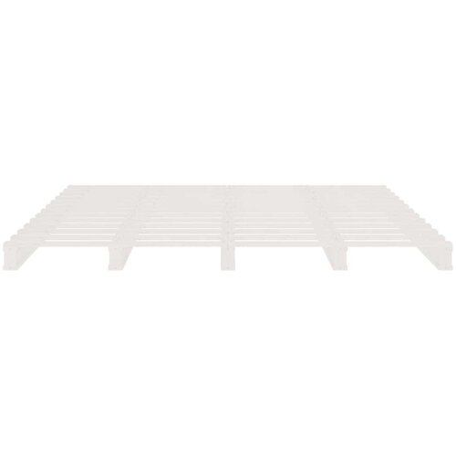 VidaXL Okvir za krevet bijeli 120 x 190 cm masivna borovina 4FT bračni Slike