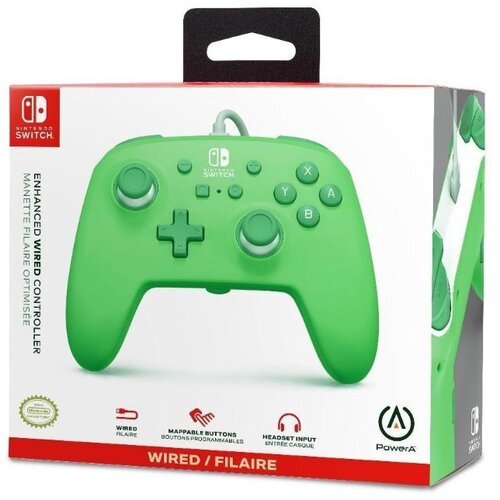 Power A Žični kontroler Enhanced za Nintendo Switch, zelen Slike