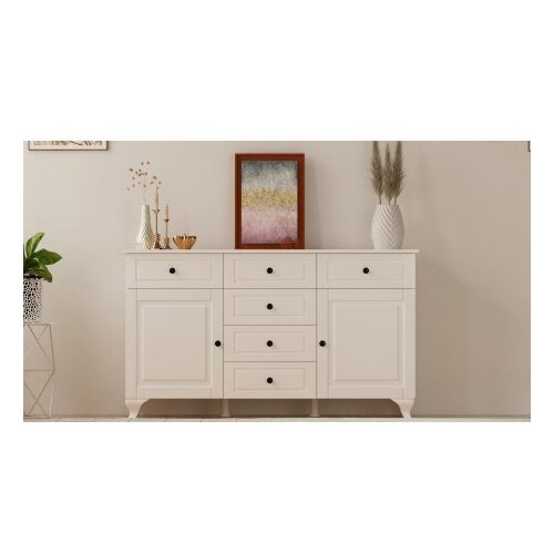 Hanah home Rb-025-01 matte white dresser Cene