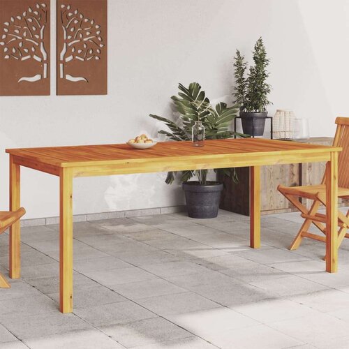  Vrtni blagovaonski stol 180 x 90 x 75 cm masivno bagremovo drvo Slike