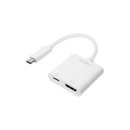 Logilink UA0257 USB / HDMI adapter [1x muški konektor USB-C® - 1x ženski konektor USB-C®, ženski konektor HDMI] bijela Cijene