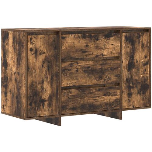  Credenca od dimljenog hrasta 120x41x75 cm od konstruiranog drva Slike