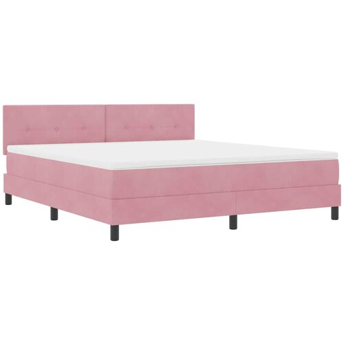  LED Box Spring Krevet Ružičasta 180 x 200 cm Bar&amp;scaron;un Slike
