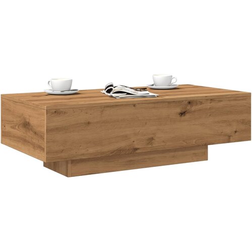 vidaXL Stolić za kavu boja hrasta 100 x 49,5 x 31 cm konstruirano drvo Cijene