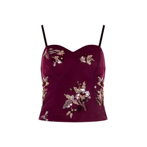 Rinascimento Majice brez rokavov CFC0126983003 Bordo Slike