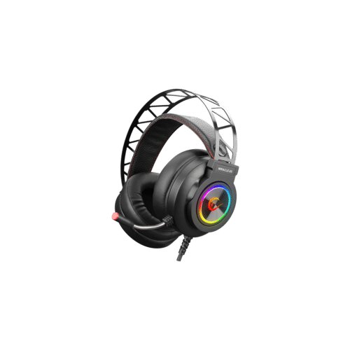  slušalice sa mikrofonom gaming rampage Miracle-X5 black rgb led 7.1 surround sound system gaming headset with microphone Cene