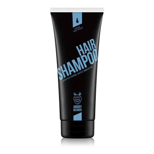 Angry Beards Hair Shampoo Urban Twofinger &amp;scaron;ampon za lase z aktivnim ogljem za mo&amp;scaron;ke Slike