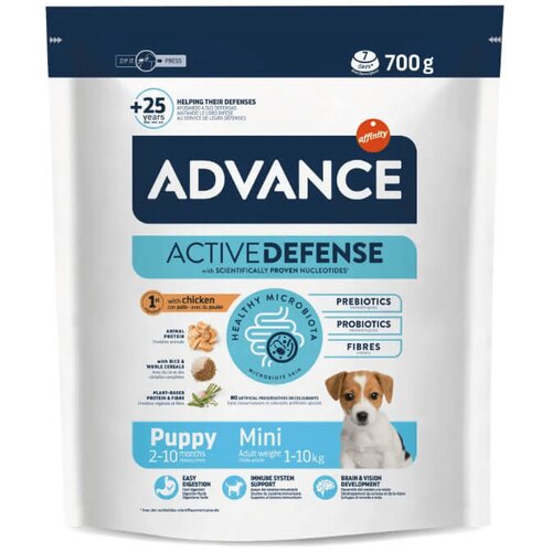 Advance Puppy Mini Protect - piščanec in riž 700 g Cene