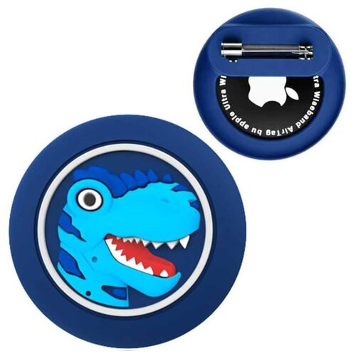 INF Zaščitni silikonski ovitek z zatičem, kompatibilen z Apple AirTag 1/2 Dark Blue, (5000369085) Cene