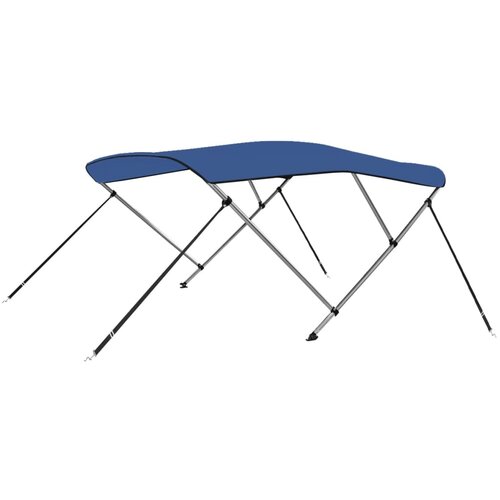VidaXL tenda bimini s 3 luka plava 183 x 140 x 137 cm Slike