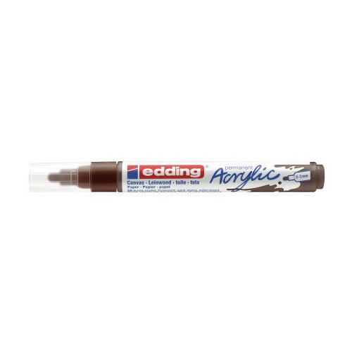 Edding akrilni marker E-5100 medium 2-3mm obli vrh tamno braon ( 12MA51KB ) Cene