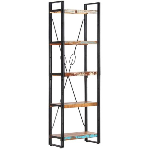 vidaXL Knjižna omara 5-nadstropna 60x30x180 cm trden predelan les Cene