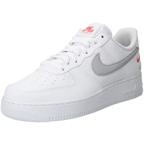 Nike Sportswear Niske tenisice siva / crvena / bijela