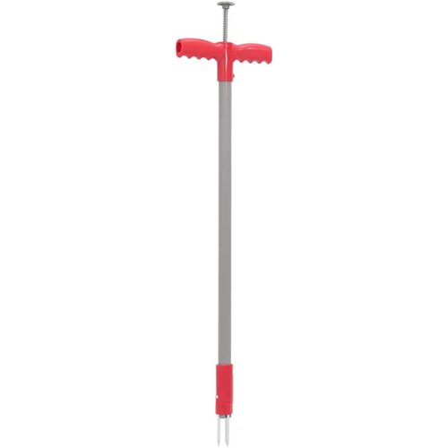 VidaXL Odstranjivač korova crveno-sivi 93 5 cm čelik obložen prahom Slike