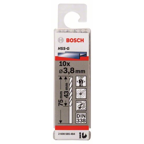 Bosch 2608585484 Burgije za metal HSS-G, DIN 338 Cene