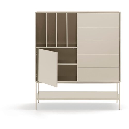 Teulat kremno bela omarica 120x140x45 cm platt &amp;ndash; Slike