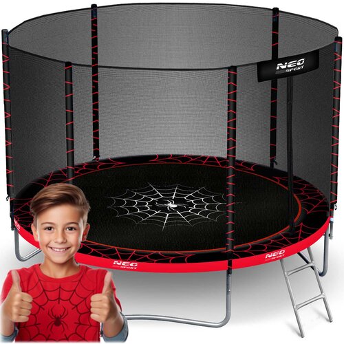 Neo-Sport 6ft/183cm vrtni trampolin z zunanjo mrežo in lestvijo (21960992) Cene