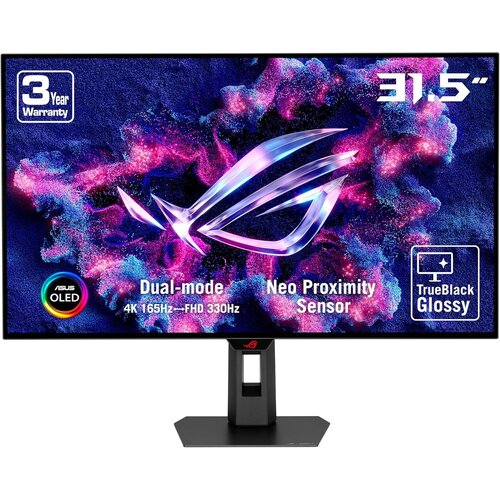 Asus ROG Strix OLED XG32UCWMG ekran za igranje Energetska učinkovitost 2021 G (A - G) 80 cm (31.5 palac) 3840 x 2160 pik Cene