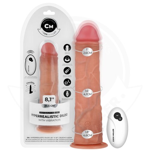 Cock Miller VIBRACIJSKI PENIS Hyper Realistic ll 20,5 cm Cene