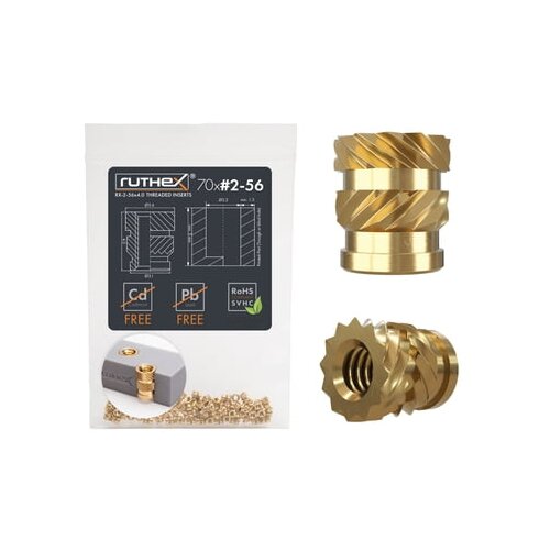  Threaded Insert #2-56 UNC (70 pieces) Cene