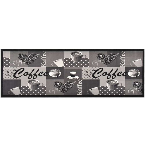  Tepih s uzorkom kave perivi plavi 60 x 300 cm Slike