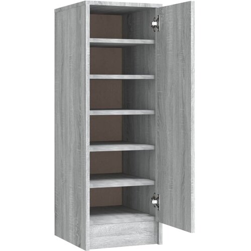 Maison Chic Omarica za obutev - Kopa za čevlje siva sonoma 32x35x92 cm konstruiran les, (21776510) Slike