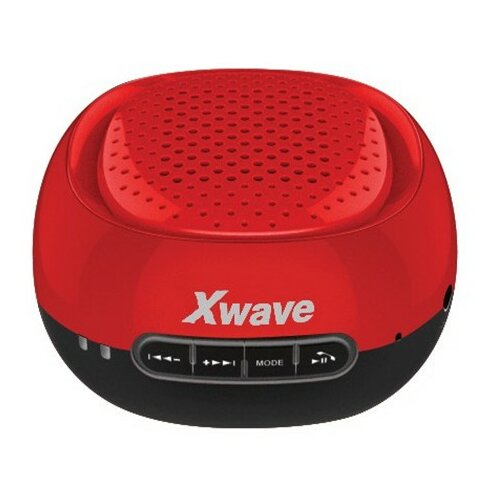 X Wave B COOL, Bluetooth/FM/MicroSD/USB, crno/crveni zvučnik Slike