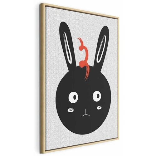  Slika - Rabbit Sees Everything (1 Part) Vertical 60x90 U prirodnom drvenom okviru Cene