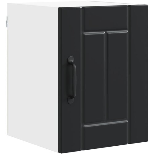  Ormar za Zid Lucca 2 pcs Crna 30 x 31 x 40 cm Konstruirano drvo Slike
