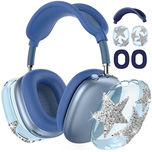INF Za&scaron;čitni ovitek za AirPods Max - dizajn z diamantno zvezdo Blue, (5000074679) Cene