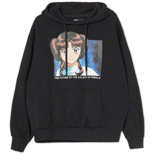 Cropp - Pulover s kapuco Star Wars - Črna Cene
