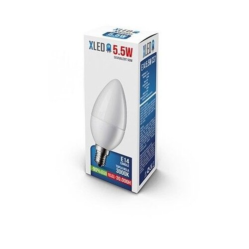 Xled E14 5.5W Dimabilna 3000K 470LM candle 30000H 230V sijalica ( E145XD/Z ) Slike