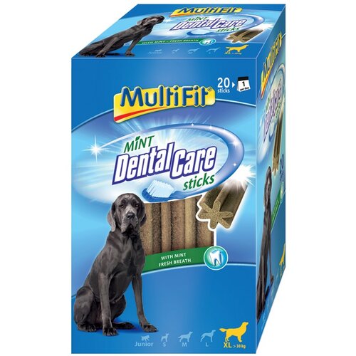 MultiFit Pribolj&scaron;ek Mint DentalCare sticks XL 5x300 g Cene