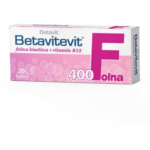 Betavitevit folna kiselina + B12 30 tableta Cene