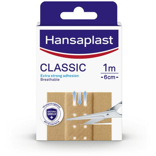 Hansaplast flaster classic 100 cm x 6 cm Slike